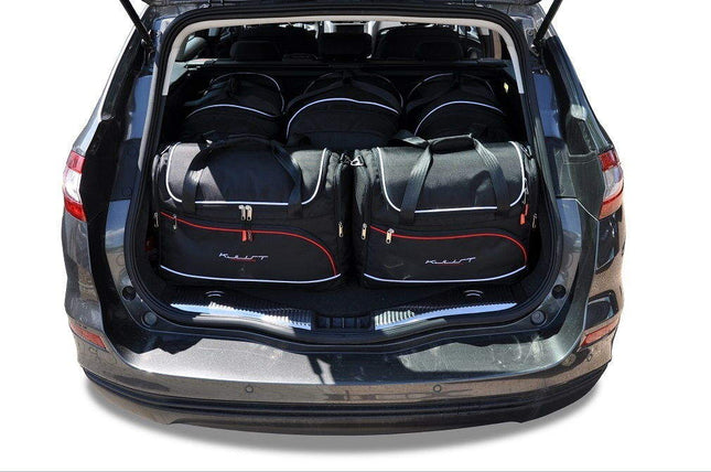 Kjust Kjust Reistassenset voor Ford Mondeo stationwagen 2014-2022 - Set van 5 Tassen met 3 Roltassen en 2 Vliegtuigtassen Harvest Automotive 1