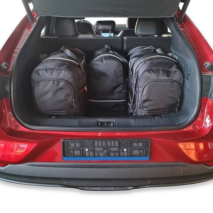 Kjust Kjust Reistassenset voor Ford Mustang Mach-E vanaf 2021 - Set van 4 Tassen met 2 Roltassen 1 Sporttas en 1 Vliegtuigtas Harvest Automotive 2
