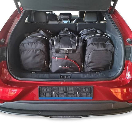 Kjust Kjust Reistassenset voor Ford Mustang Mach-E vanaf 2021 - Set van 4 Tassen met 2 Roltassen 1 Sporttas en 1 Vliegtuigtas Harvest Automotive 1