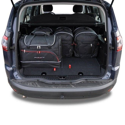 Kjust Kjust Reistassenset voor Ford S-Max 2006-2015 - Set van 5 Tassen met 3 Roltassen en 2 Sporttassen Harvest Automotive 2