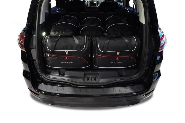 Kjust Kjust Reistassenset voor Ford S-Max 2015-2018 - Set van 5 Tassen met 3 Roltassen en 2 Vliegtuigtassen Harvest Automotive 1