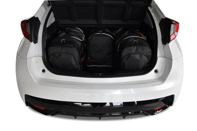 Kjust Kjust Reistassenset voor Honda Civic 5-deurs 2011-2017 - Set van 4 Tassen met 2 Roltassen en 2 Sporttassen Harvest Automotive 2