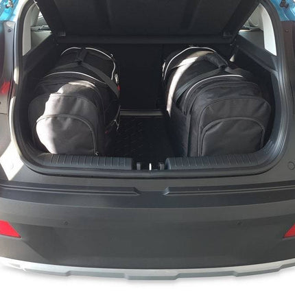 Kjust Kjust Reistassenset voor Hyundai Bayon vanaf 2021 - Set van 4 Tassen met 2 Roltassen 1 Sporttas en 1 Vliegtuigtas Harvest Automotive 3