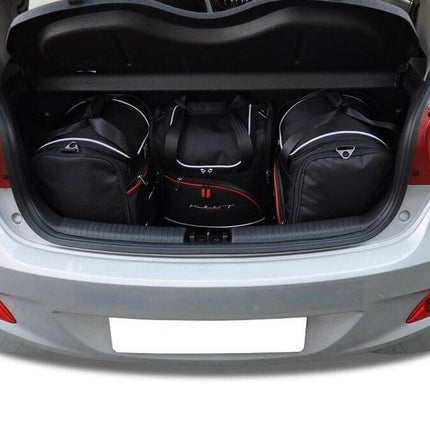 Kjust Kjust Reistassenset voor Hyundai i10 5-deurs 2014-2019 - Set van 4 Tassen met 2 Sporttassen en 2 Vliegtuigtassen Harvest Automotive 2