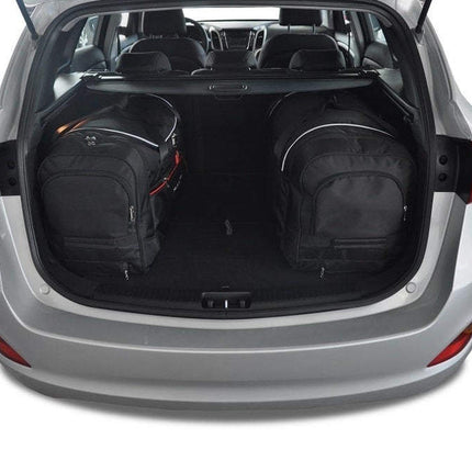Kjust Kjust Reistassenset voor Hyundai i30 Tourer 2012-2017 - Set van 4 Tassen met 2 Roltassen en 2 Sporttassen Harvest Automotive 3