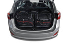 Kjust Kjust Reistassenset voor Hyundai i30 Tourer 2012-2017 - Set van 5 Tassen met 3 Roltassen en 2 Vliegtuigtassen Harvest Automotive 1