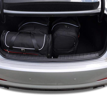 Kjust Kjust Reistassenset voor Hyundai i40 Sedan vanaf 2011 - Set van 4 Tassen met 2 Roltassen en 2 Vliegtuigtassen Harvest Automotive 2