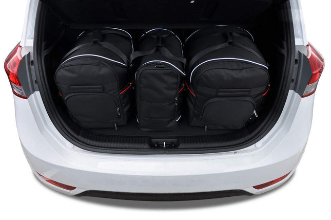 Kjust Kjust Reistassenset voor Hyundai iX20 2011-2019 - Set van 3 Tassen met 2 Roltassen en 1 Vliegtuigtas Harvest Automotive 1