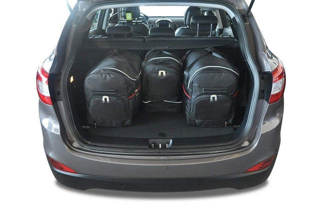 Kjust Kjust Reistassenset voor Hyundai iX35 2010-2015 - Set van 4 Tassen met 2 Roltassen en 2 Sporttassen Harvest Automotive 2