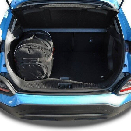 Kjust Kjust Reistassenset voor Hyundai Kona 2017-2023 - Set van 3 Tassen met 2 Roltassen en 1 Vliegtuigtas Harvest Automotive 3