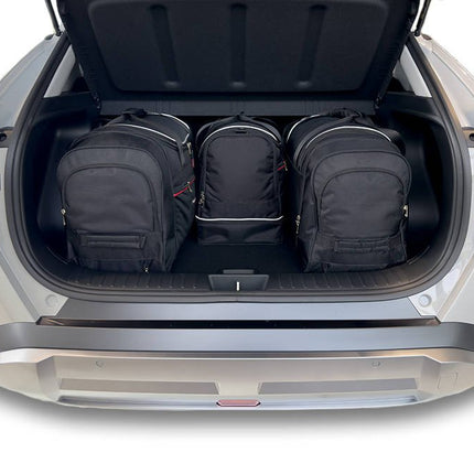 Kjust Kjust Reistassenset voor Hyundai Kona vanaf 2023 - Set van 4 Tassen met 2 Roltassen 1 Sporttas en 1 Vliegtuigtas Harvest Automotive 2