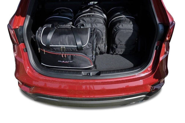 Kjust Kjust Reistassenset voor Hyundai Santa Fe 2012-2018 - Set van 5 Tassen met 3 Roltassen en 2 Vliegtuigtassen Harvest Automotive 2