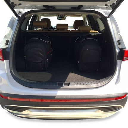Kjust Kjust Reistassenset voor Hyundai Santa Fe 2018-2024 - Set van 5 Tassen met 3 Roltassen en 2 Vliegtuigtassen Harvest Automotive 4