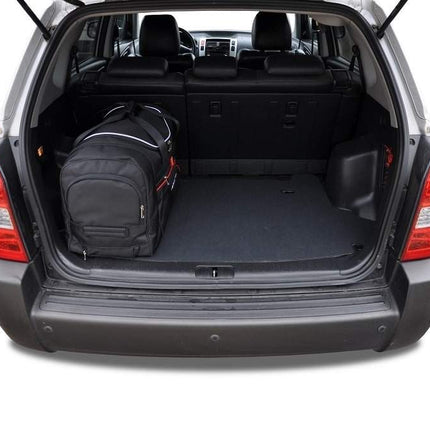 Kjust Kjust Reistassenset voor Hyundai Tucson 2003-2010 - Set van 4 Tassen met 2 Roltassen en 2 Sporttassen Harvest Automotive 4