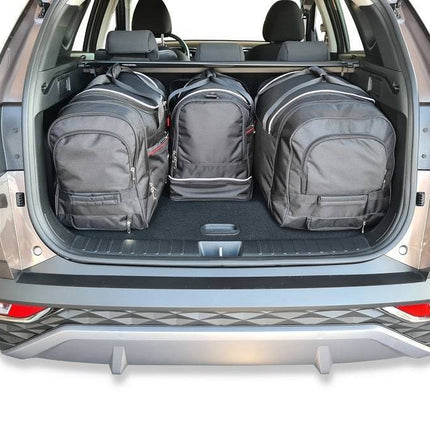 Kjust Kjust Reistassenset voor Hyundai Tucson vanaf 2020 - Set van 4 Tassen met 2 Roltassen 1 Sporttas en 1 Vliegtuigtas Harvest Automotive 2