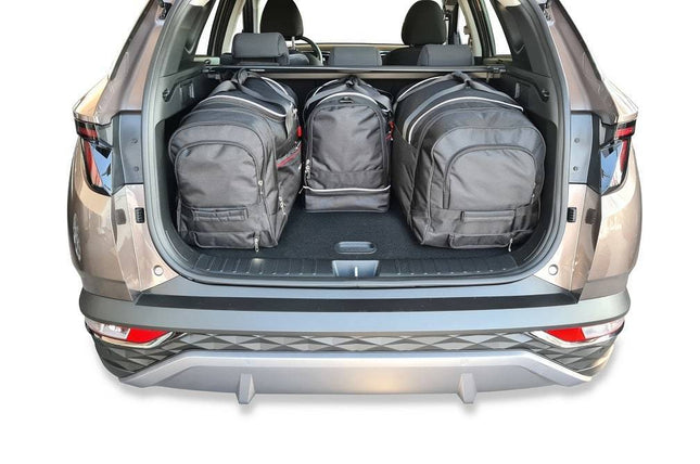 Kjust Kjust Reistassenset voor Hyundai Tucson vanaf 2020 - Set van 4 Tassen met 2 Roltassen en 2 Sporttassen Harvest Automotive 2
