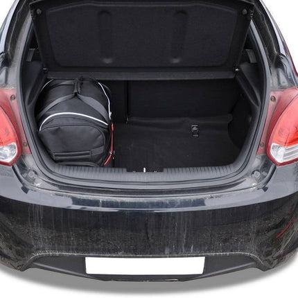 Kjust Kjust Reistassenset voor Hyundai Veloster 2011-2018 - Set van 3 Tassen met 3 Roltassen Harvest Automotive 3
