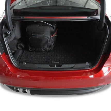 Kjust Kjust Reistassenset voor Jaguar XE Sedan 2014-2024 - Set van 4 Tassen met 2 Roltassen en 2 Vliegtuigtassen Harvest Automotive 4