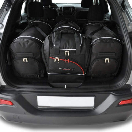 Kjust Kjust Reistassenset voor Jeep Cherokee 2013-2020 - Set van 4 Tassen met 2 Roltassen en 2 Sporttassen Harvest Automotive 1