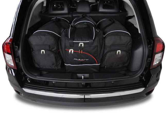 Kjust Kjust Reistassenset voor Jeep Compass 2006-2011 - Set van 4 Tassen met 2 Roltassen en 2 Sporttassen Harvest Automotive 1