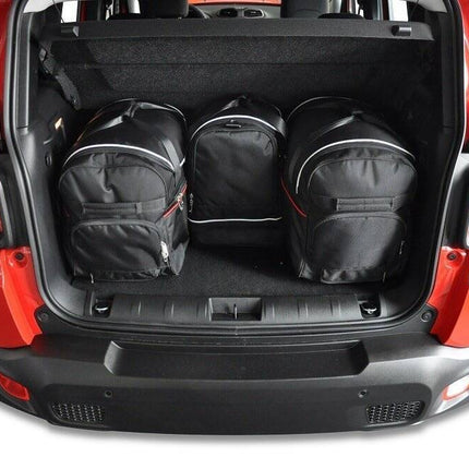 Kjust Kjust Reistassenset voor Jeep Renegade vanaf 2015 - Set van 4 Tassen met 2 Roltassen 1 Sporttas en 1 Vliegtuigtas Harvest Automotive 2