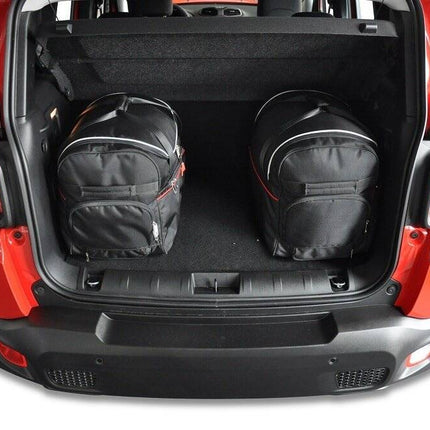 Kjust Kjust Reistassenset voor Jeep Renegade vanaf 2015 - Set van 4 Tassen met 2 Roltassen 1 Sporttas en 1 Vliegtuigtas Harvest Automotive 7