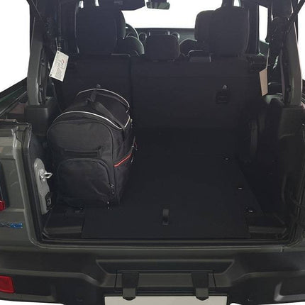 Kjust Kjust Reistassenset voor Jeep Wrangler 2007-2018 - Set van 4 Tassen met 2 Roltassen 1 Sporttas en 1 Vliegtuigtas Harvest Automotive 4