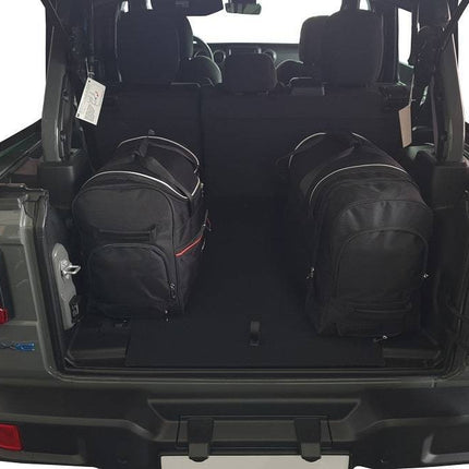 Kjust Kjust Reistassenset voor Jeep Wrangler 2007-2018 - Set van 4 Tassen met 2 Roltassen 1 Sporttas en 1 Vliegtuigtas Harvest Automotive 3