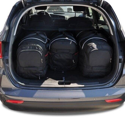 Kjust Kjust Reistassenset voor Kia Ceed Sportswagon 2012-2018 - Set van 4 Tassen met 3 Roltassen en 1 Sporttas Harvest Automotive 2