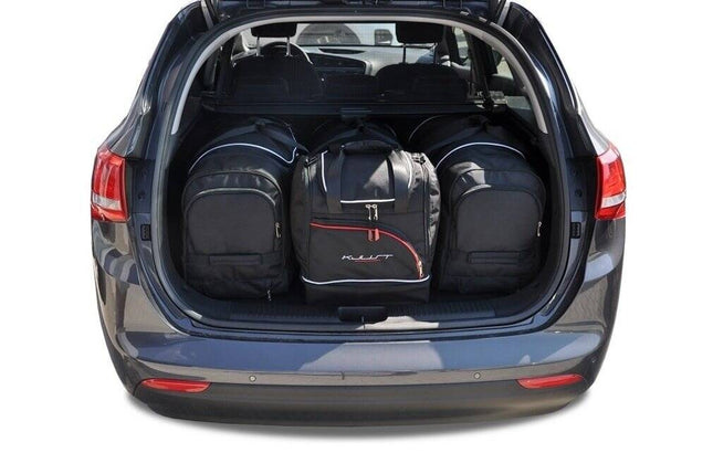 Kjust Kjust Reistassenset voor Kia Ceed Sportswagon 2012-2018 - Set van 4 Tassen met 3 Roltassen en 1 Sporttas Harvest Automotive 1