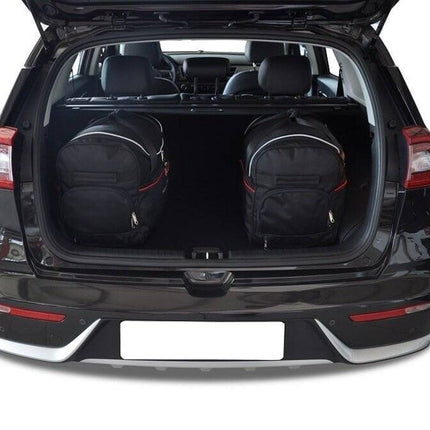 Kjust Kjust Reistassenset voor Kia Niro 5-deurs 2016-2022 - Set van 3 Tassen met 2 Roltassen en 1 Sporttas Harvest Automotive 2