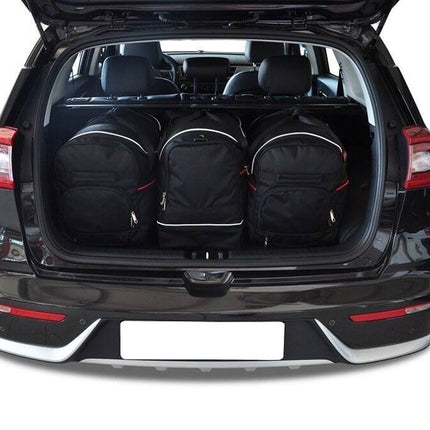 Kjust Kjust Reistassenset voor Kia Niro 5-deurs 2016-2022 - Set van 3 Tassen met 2 Roltassen en 1 Sporttas Harvest Automotive 1