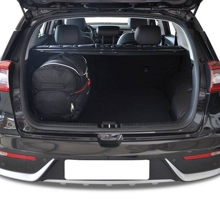 Kjust Kjust Reistassenset voor Kia Niro 5-deurs 2016-2022 - Set van 3 Tassen met 2 Roltassen en 1 Vliegtuigtas Harvest Automotive 3