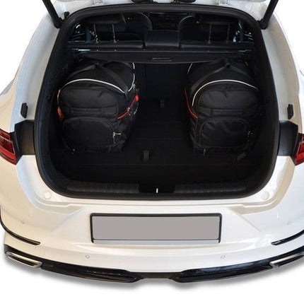 Kjust Kjust Reistassenset voor Kia ProCeed stationwagen vanaf 2019 - Set van 5 Tassen met 3 Roltassen en 2 Vliegtuigtassen Harvest Automotive 4