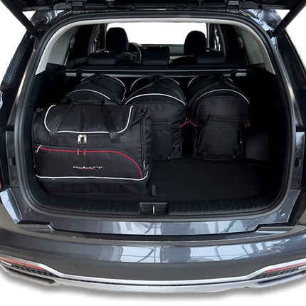 Kjust Kjust Reistassenset voor Kia Sorento 2020-2024 - Set van 5 Tassen met 3 Roltassen en 2 Sporttassen Harvest Automotive 2