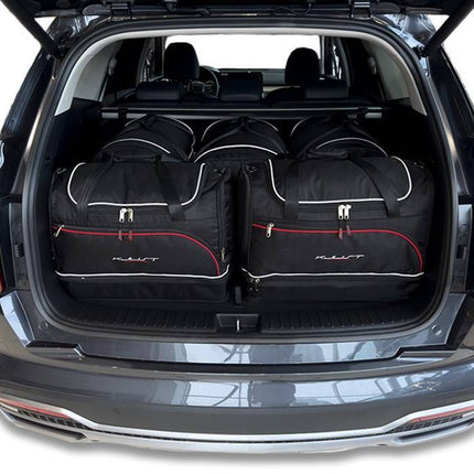 Kjust Kjust Reistassenset voor Kia Sorento 2020-2024 - Set van 5 Tassen met 3 Roltassen en 2 Sporttassen Harvest Automotive 1