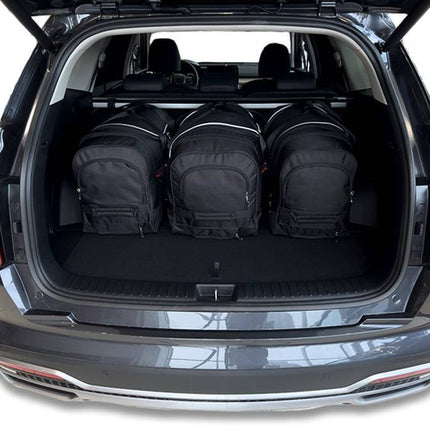 Kjust Kjust Reistassenset voor Kia Sorento 2020-2024 - Set van 5 Tassen met 3 Roltassen en 2 Vliegtuigtassen Harvest Automotive 6
