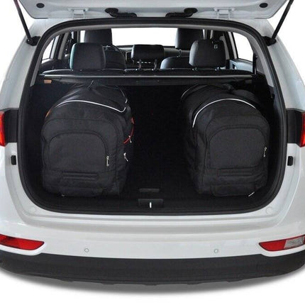Kjust Kjust Reistassenset voor Kia Sportage 5-deurs 2016-2021 - Set van 4 Tassen met 2 Roltassen en 2 Vliegtuigtassen Harvest Automotive 3