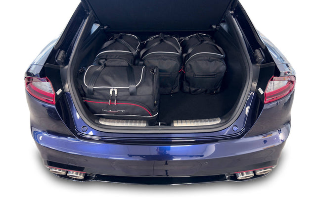 Kjust Kjust Reistassenset voor Kia Stinger vanaf 2017 - Set van 5 Tassen met 3 Roltassen en 2 Sporttassen Harvest Automotive 2