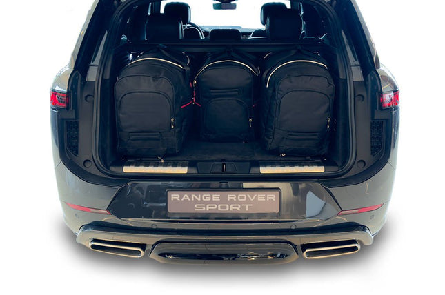Kjust Kjust Reistassenset voor Land Rover Range Rover Sport vanaf 2022 - Set van 4 Tassen met 3 Roltassen en 1 Vliegtuigtas Harvest Automotive 2