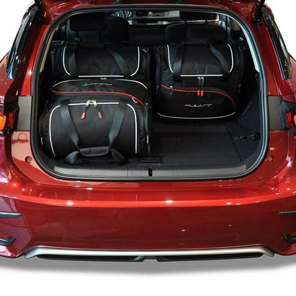 Kjust Kjust Reistassenset voor Lexus CT 5-deurs vanaf 2010 - Set van 4 Tassen met 4 Vliegtuigtassen Harvest Automotive 2