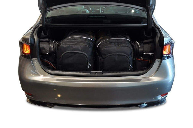 Kjust Kjust Reistassenset voor Lexus GS Sedan vanaf 2012 - Set van 4 Tassen met 2 Roltassen en 2 Vliegtuigtassen Harvest Automotive 1