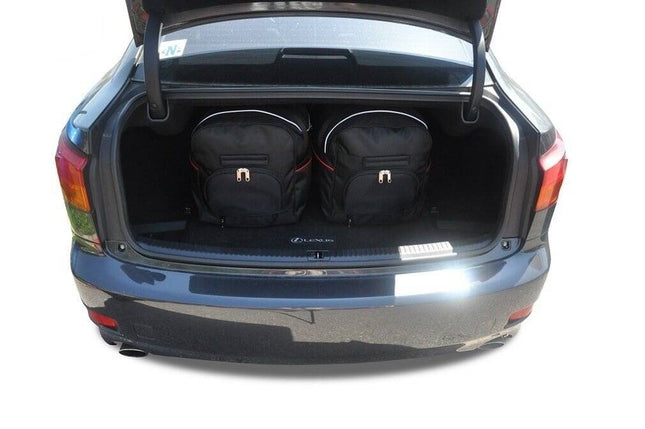 Kjust Kjust Reistassenset voor Lexus IS Sedan 2005-2013 - Set van 4 Tassen met 2 Roltassen en 2 Sporttassen Harvest Automotive 2
