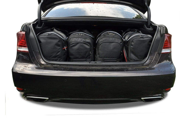 Kjust Kjust Reistassenset voor Lexus LS Sedan 2006-2017 - Set van 5 Tassen met 2 Roltassen 2 Sporttassen en 1 Vliegtuigtas Harvest Automotive 2