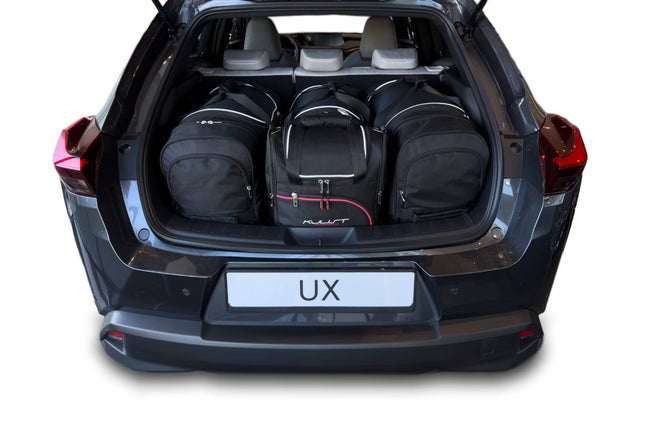 Kjust Kjust Reistassenset voor Lexus UX 2018-2024 - Set van 4 Tassen met 2 Roltassen 1 Sporttas en 1 Vliegtuigtas Harvest Automotive 1