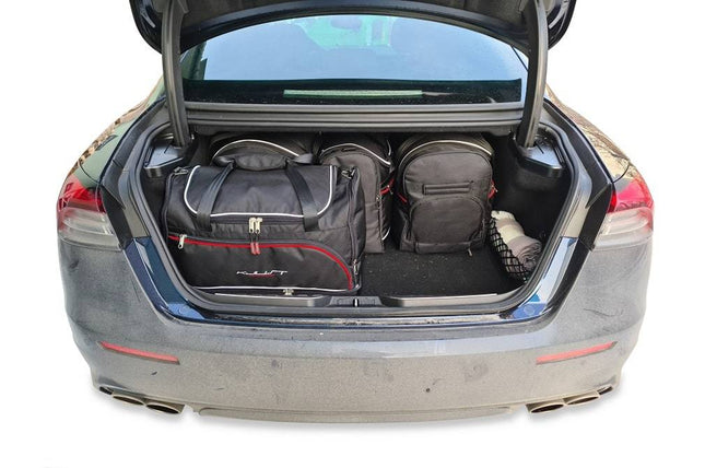 Kjust Kjust Reistassenset voor Maserati Quattroporte vanaf 2013 - Set van 5 Tassen met 2 Roltassen 2 Sporttassen en 1 Vliegtuigtas Harvest Automotive 2