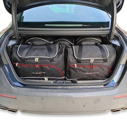 Kjust Kjust Reistassenset voor Maserati Quattroporte vanaf 2013 - Set van 5 Tassen met 2 Roltassen 2 Sporttassen en 1 Vliegtuigtas Harvest Automotive 1
