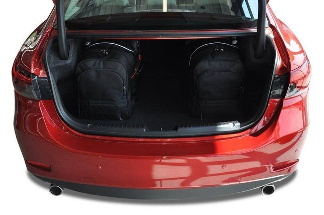 Kjust Kjust Reistassenset voor Mazda 6 Sedan 2013-2024 - Set van 5 Tassen met 3 Roltassen en 2 Vliegtuigtassen Harvest Automotive 2