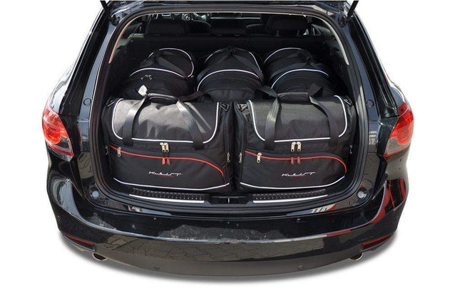 Kjust Kjust Reistassenset voor Mazda 6 Tourer 2013-2024 - Set van 5 Tassen met 3 Roltassen en 2 Vliegtuigtassen Harvest Automotive 1