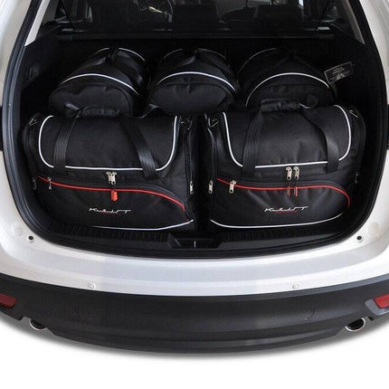 Kjust Kjust Reistassenset voor Mazda CX-5 2012-2017 - Set van 5 Tassen met 3 Roltassen en 2 Vliegtuigtassen Harvest Automotive 1